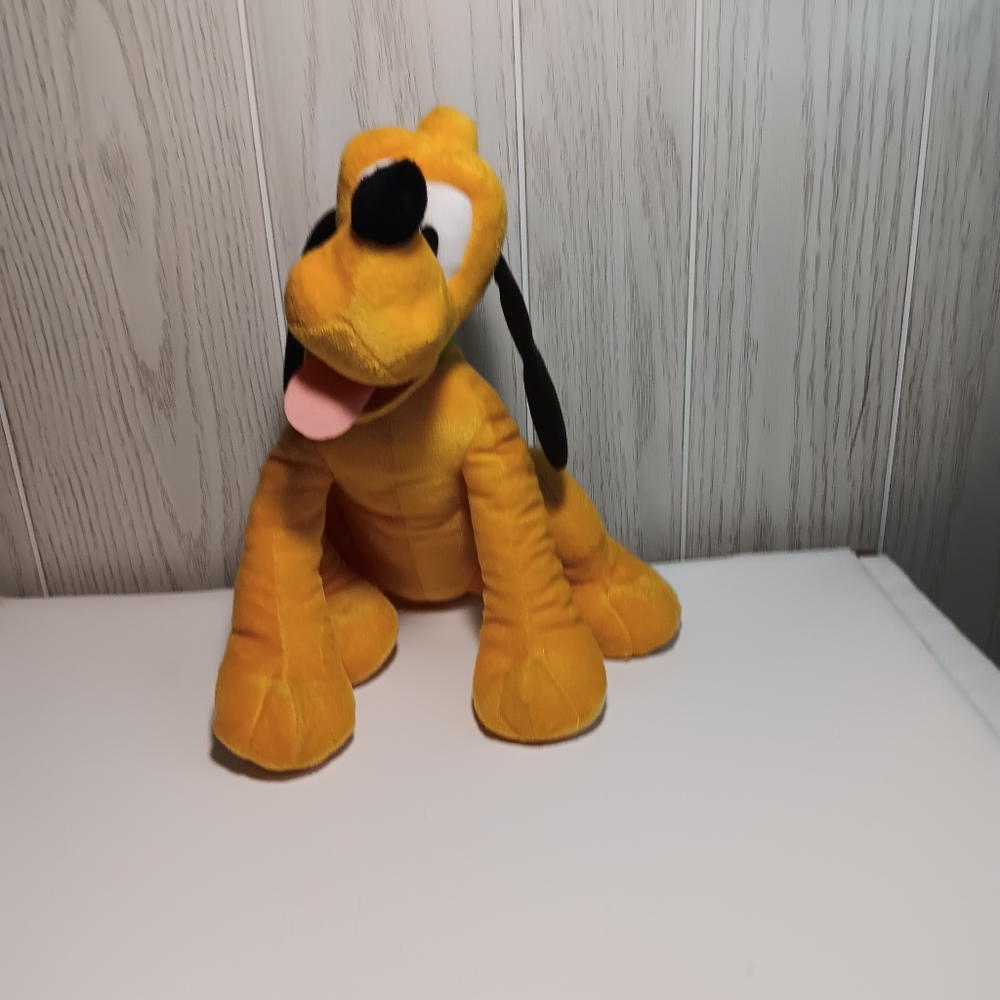 Disney Just Play, LLC Pluto 12 inch Plush sitting dog mickey mouse friend